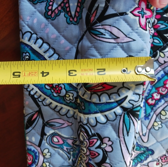 Vera Bradley "Makani Paisley" Carson North South Tote NWT - Picture 10 of 11